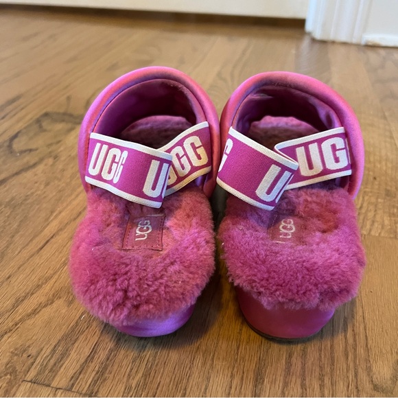 UGG Women's Puff Yeah Slide Fuchsia Sz 7 - Picture 9 of 12